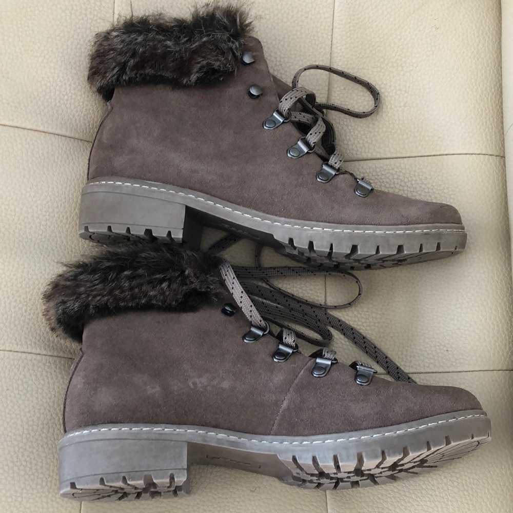 GH BASS Aubrey Chocolate Women’s Lace Up Shoes Boots Hiking Boots Size 7.5M - Picture 5 of 7